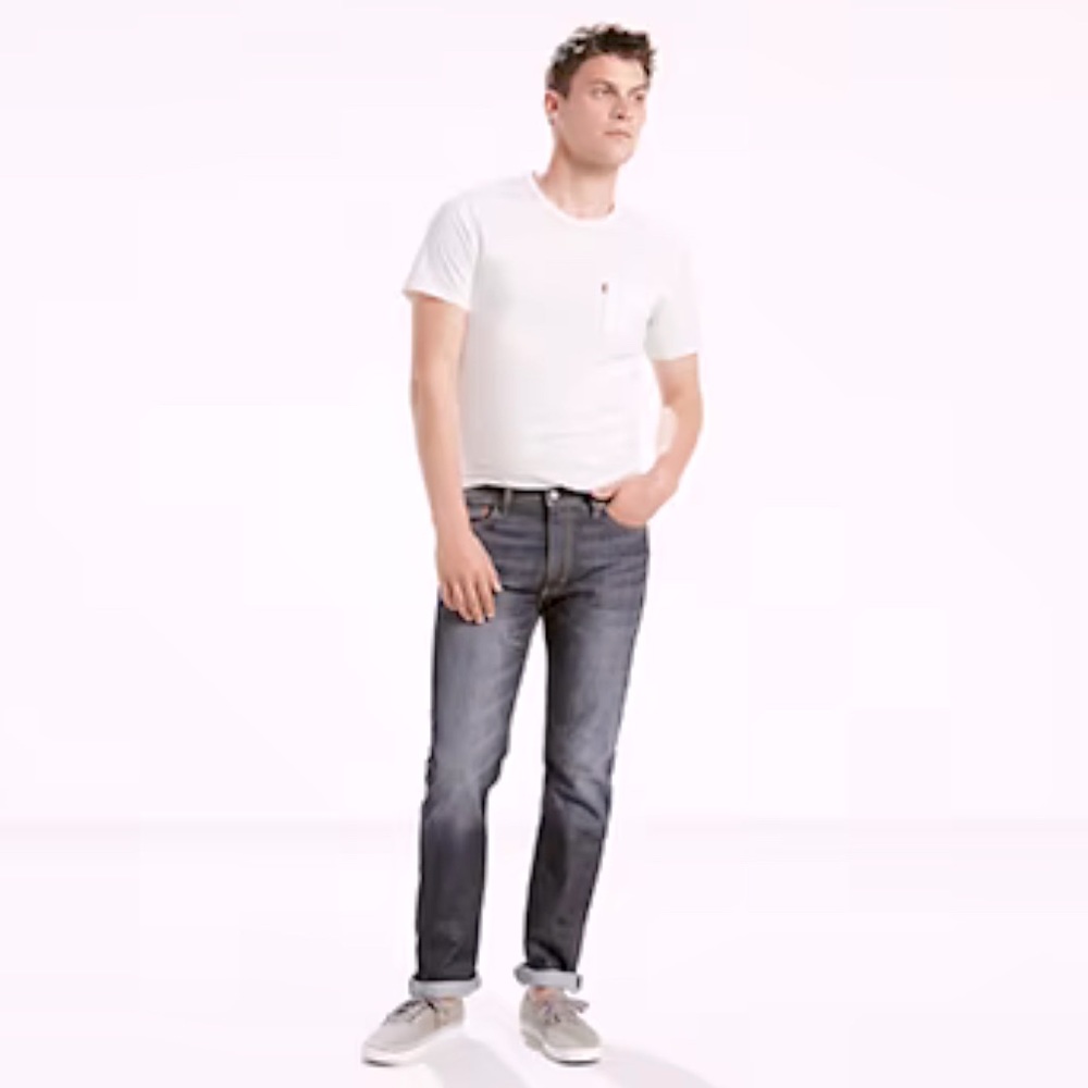 Gray Levi Strauss & Co. men’s jeans style 513, W 36 L 34